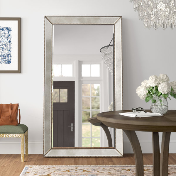 Three Posts Kehl Modern & Contemporary Beveled Beaded Full Length Mirror & Reviews Wayfair.ca